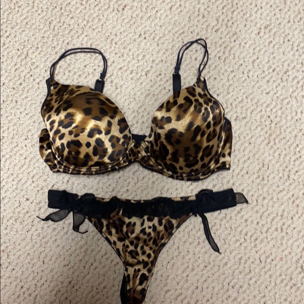 Bra and thong